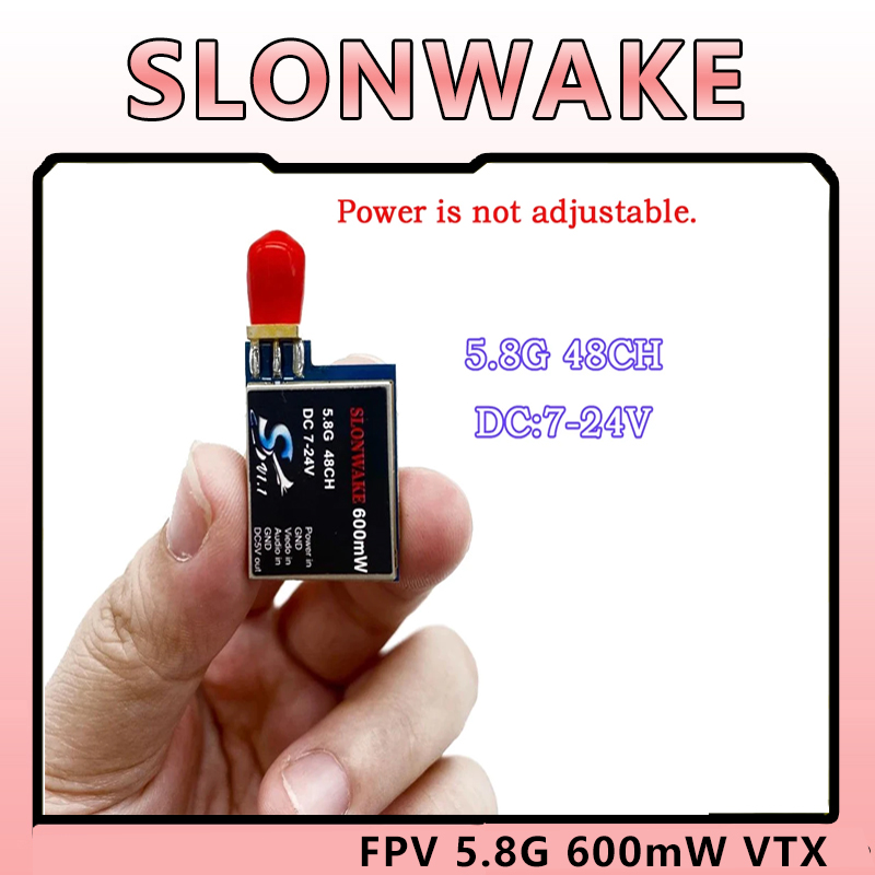 جهاز إرسال SLONWAKE 5.8G TS582 - مراجعة Drone Racing Camera وسعره